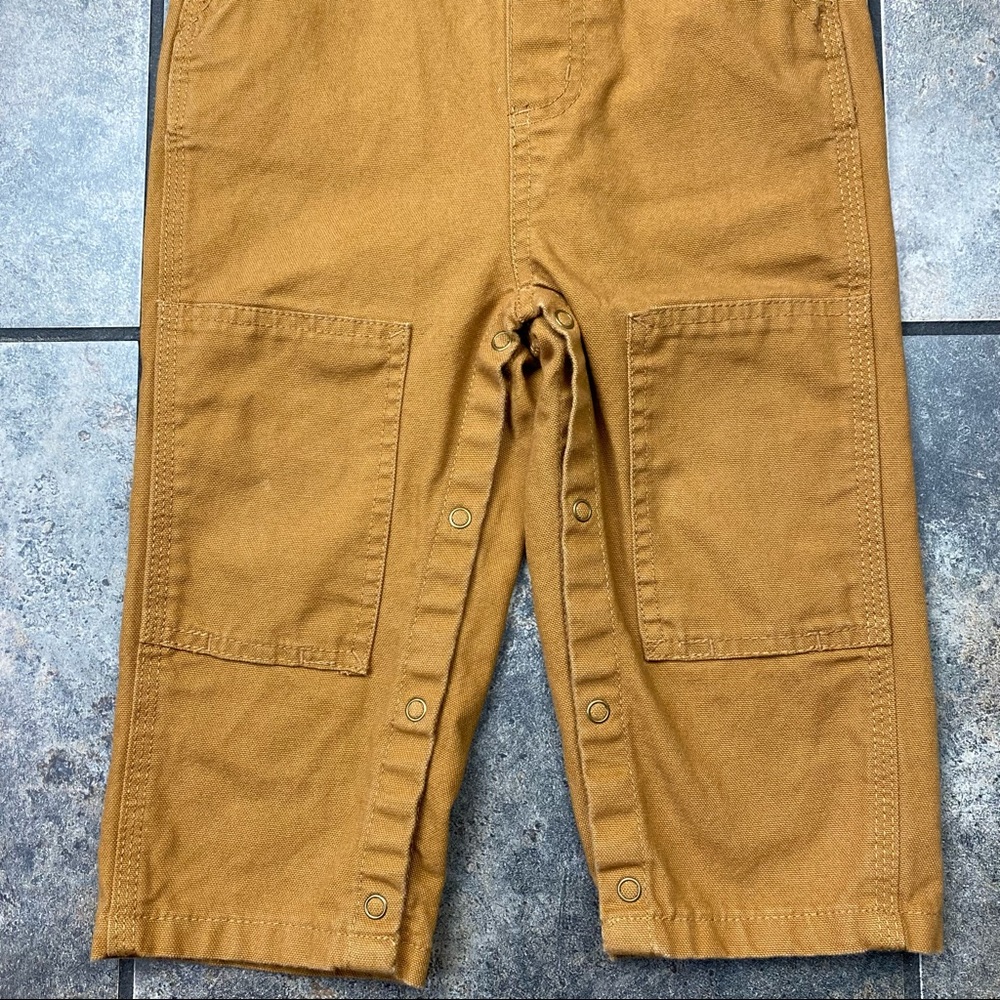 Baby/Toddler Carhartt Canvas Bib Double Knee Overalls Size 24M - Picture 3 of 6